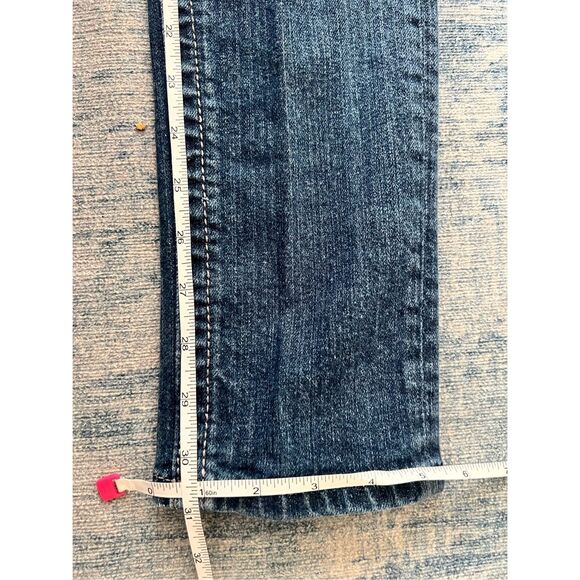 Miss Me Skinny Rhinestone Studs Chain Embellished Pocket Jeans Size 27 x 31 - Picture 6 of 6
